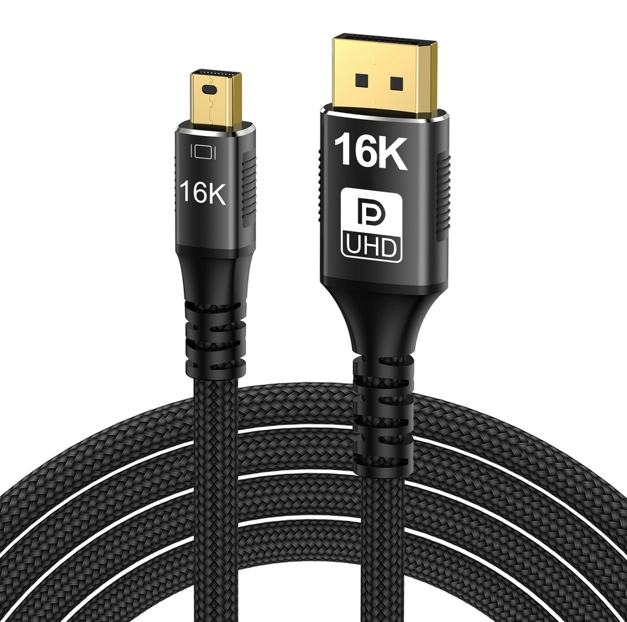 Gaming Speaker 2.1 - 16K Mini DisplayPort naar DisplayPort-kabel 8K