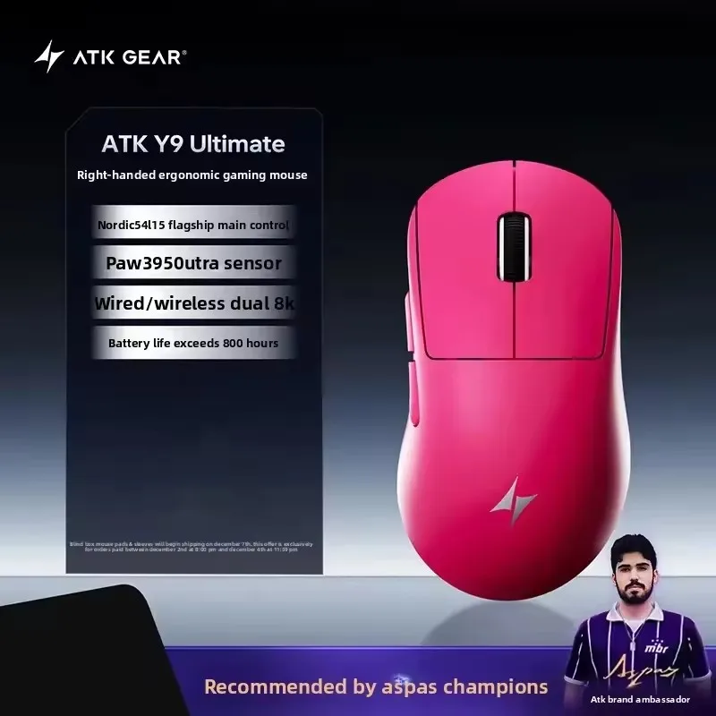 Ultimate Esports Gaming - ATK Y9 Ultimate Tri-Model Draadloze Gaming
