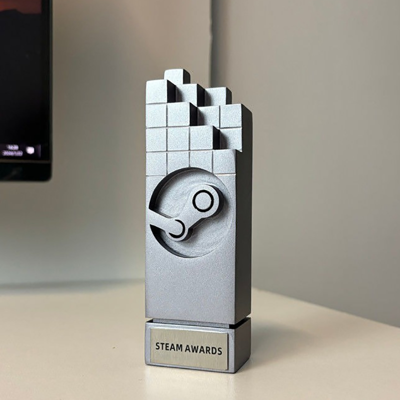 Esports Gaming Trophy - Moderne Cyberpunk Figurines Stoom Game Awards