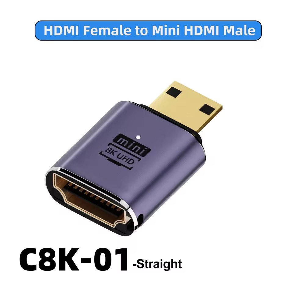 Gaming Speaker 2.1 - Mini HDMI Male naar HDMI 2.1