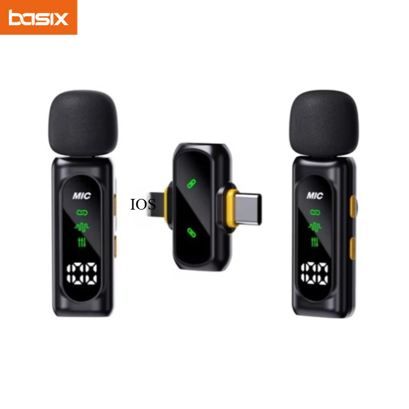 Video Gaming & Esports Usd Acc - Mini draadloze lavaliermicrofoon voor iPhone Android