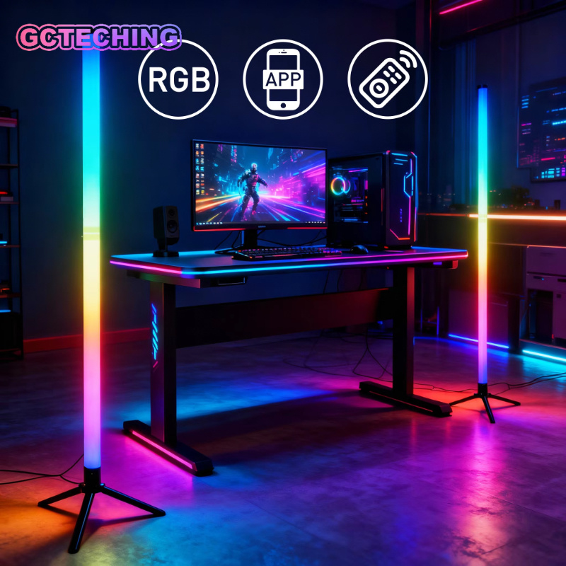 Esports Gaming App - LED RGB Gaming Sfeerlicht Vloerlamp E-sports