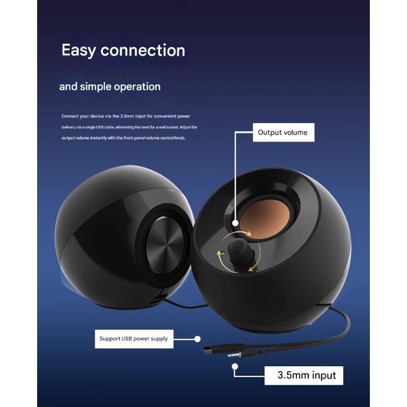 Creatieve Pebble Speaker Subwo - Gaming Speaker 2.1 recensie en prijs