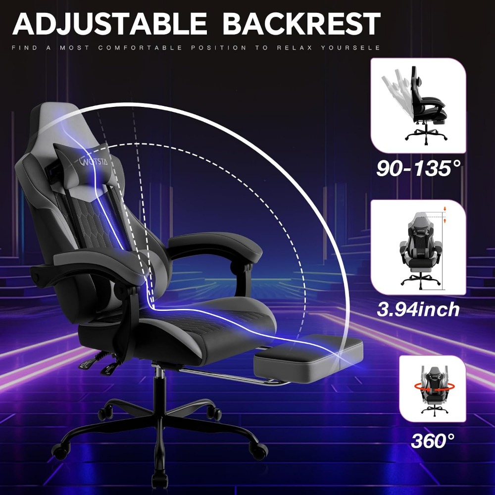 Ergonomische PVC lederen gamin - Video Gaming & Esports Usd Acc recensie en prijs