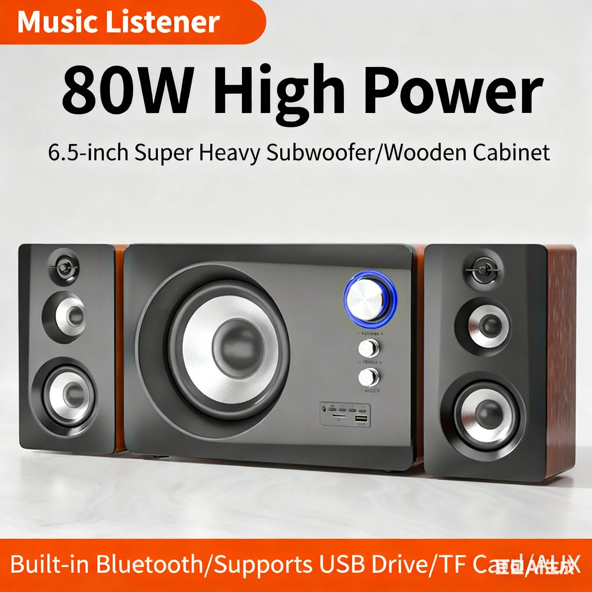Houten 2.1 Bluetooth-luidsprek - Gaming Speaker 2.1 recensie en prijs