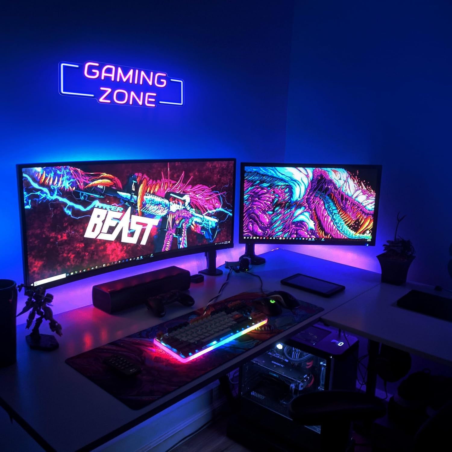 Gaming Zone Neonbord USB LED N - Esports Gaming Bar recensie en prijs