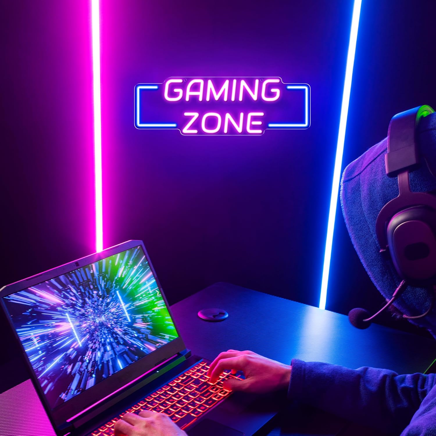 Gaming Zone Neonbord USB LED N - Esports Gaming Bar recensie en prijs