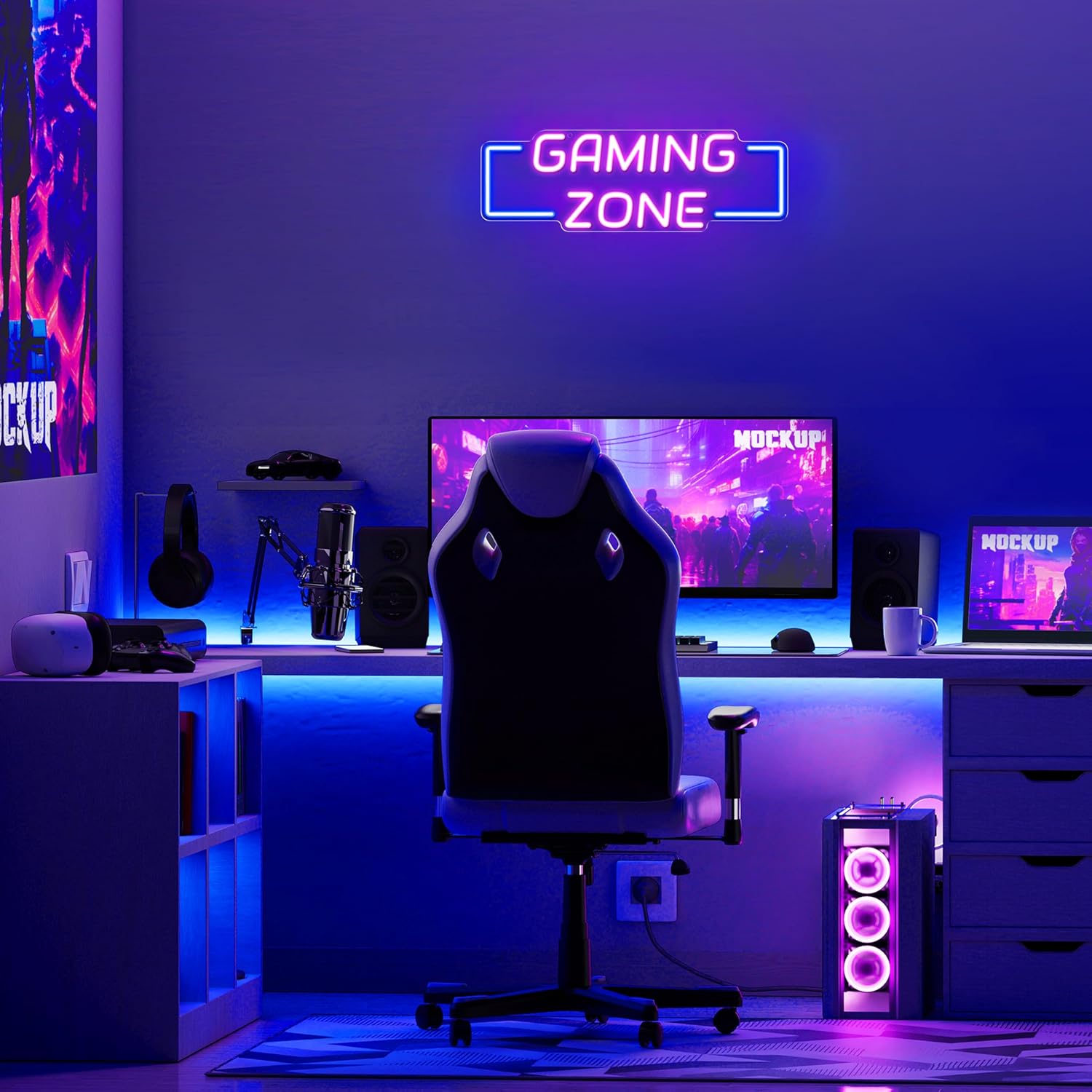 Gaming Zone Neonbord USB LED N - Esports Gaming Bar recensie en prijs