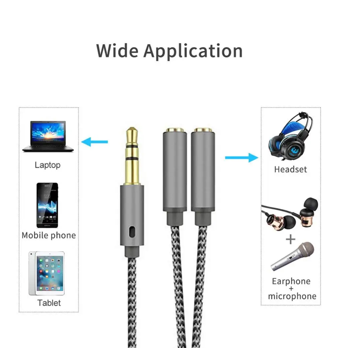 Headset-splitter 3,5 mm audio  - Esports Gaming Splitter recensie en prijs