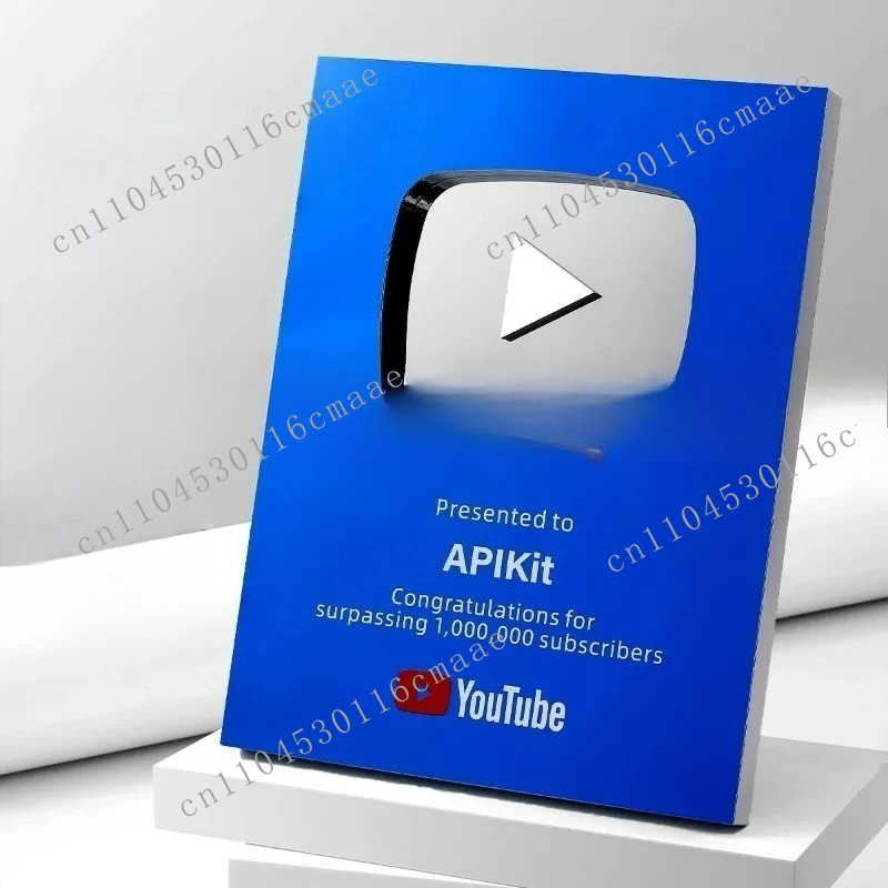 Aangepaste YouTube Play Button - Esports Gaming Trophy recensie en prijs
