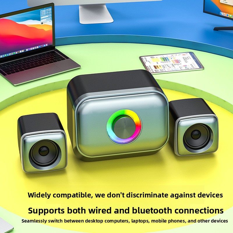 RGB Gaming Subwoofer Bedraad 2 - Gaming Speaker 2.1 recensie en prijs