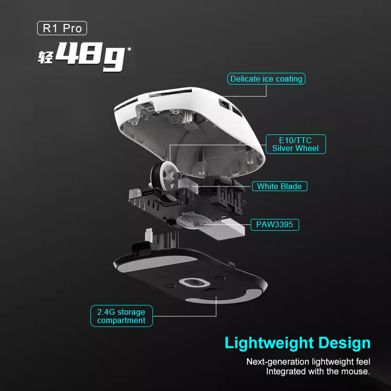 ATK VXE Dragonfly R1 Pro MAX E - Esports Gaming Mouse Wireless recensie en prijs