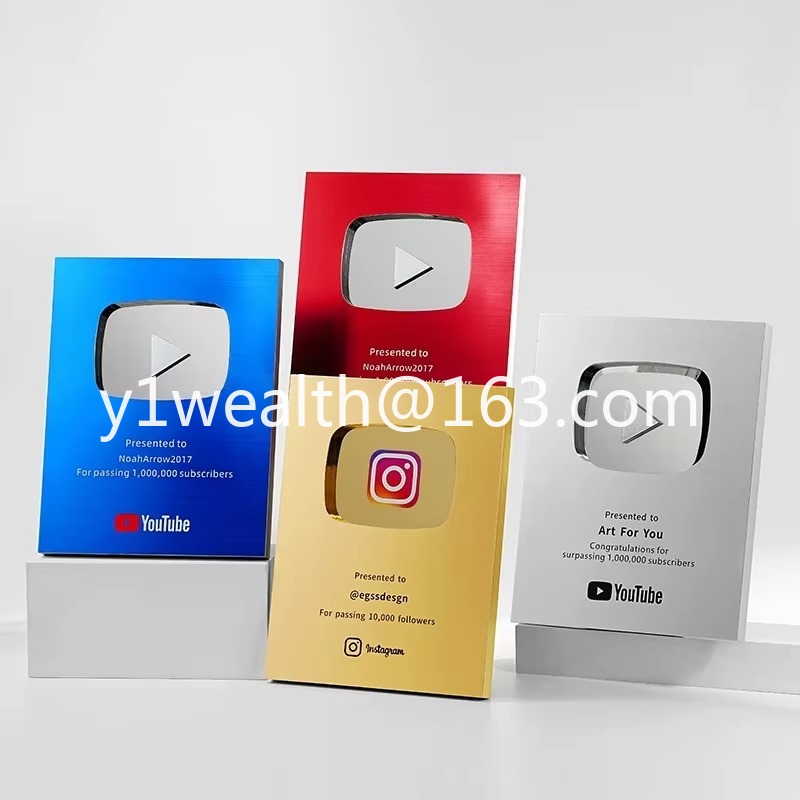 Nieuwe YouTube Play Button Awa - Esports Gaming Trophy recensie en prijs