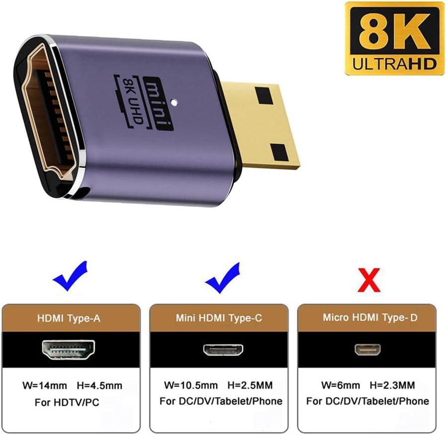 Mini HDMI Male naar HDMI 2.1 F - Gaming Speaker 2.1 recensie en prijs