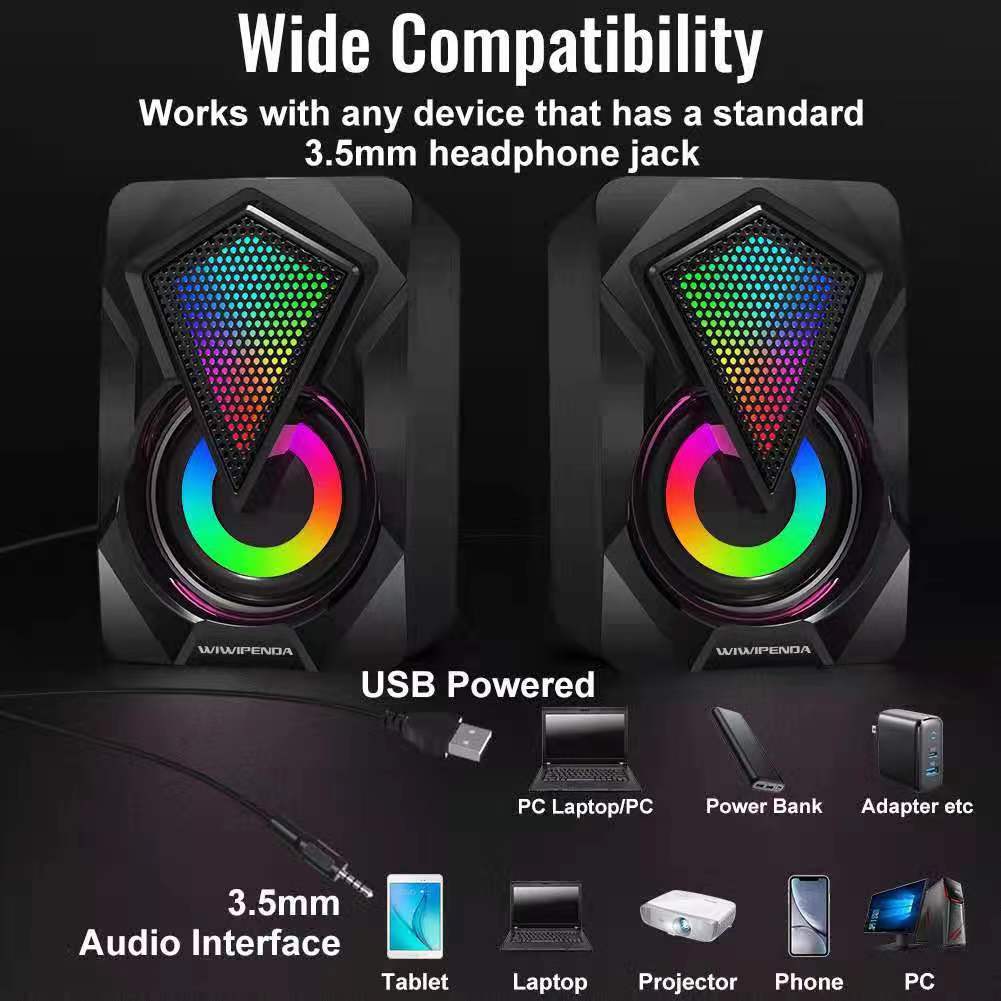 RGB-verlichting Computerluidsp - Gaming Speaker 2.1 recensie en prijs