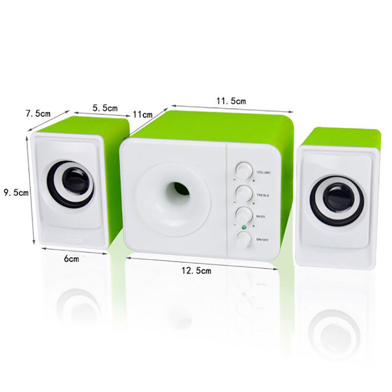 2.1 Usb-Powered Desktop Speake - Gaming Speaker 2.1 recensie en prijs