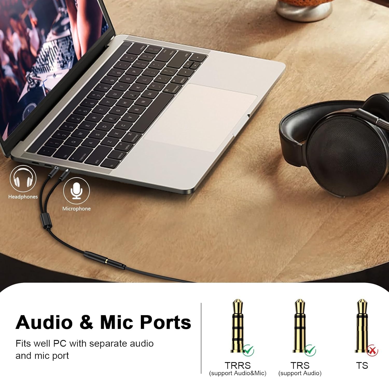 3,5 mm hoofdtelefoon microfoon - Esports Gaming Splitter recensie en prijs