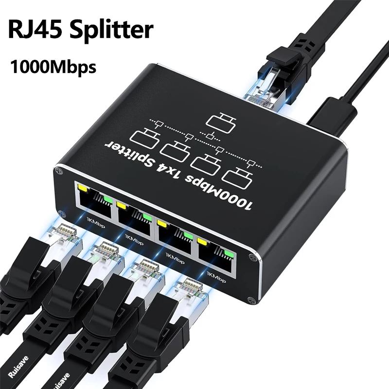 1000Mbps Gigabit RJ45 Splitter - Esports Gaming Splitter recensie en prijs