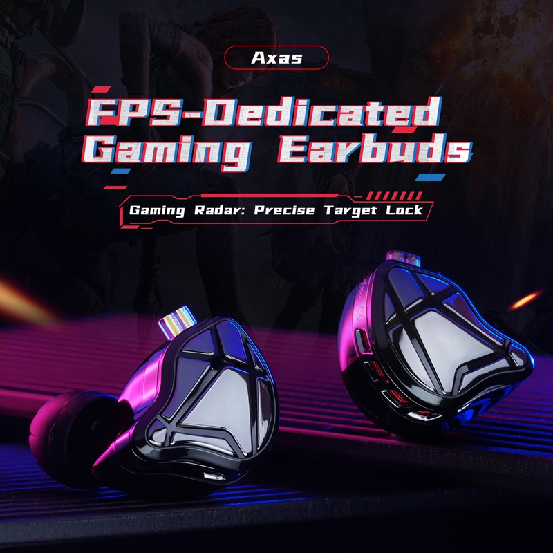    KZ Axas FPS Gaming IEM Oor - Esports Gaming Phone recensie en prijs